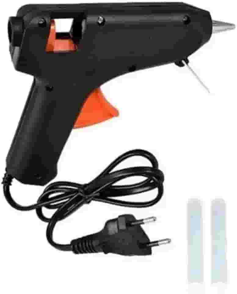 Máquina de Cola Quente Profissional 20W Bico Fino Pequena Bivolt 127V 220V Artesanato Reparo Rápido