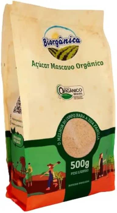 Açúcar Mascavo Orgânico Biorgânica 500g