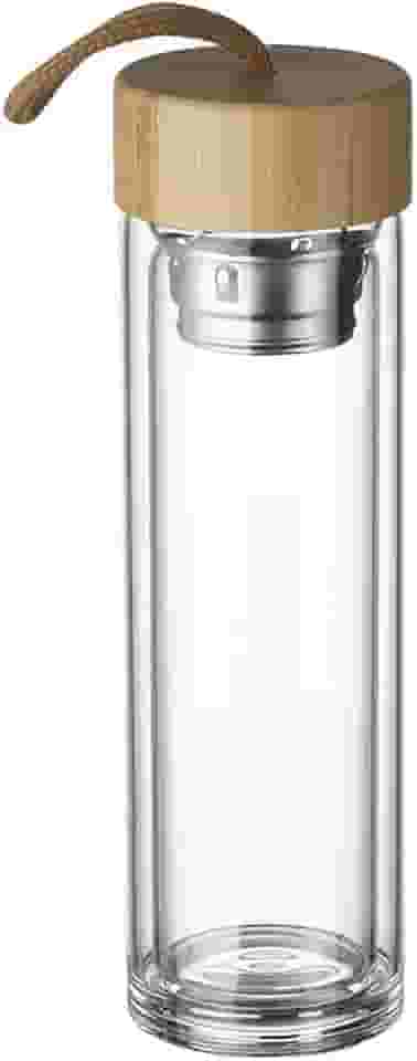 Garrafa De Vidro Borossilicato Com Infusor Chá Detox Squeeze Para Água Home Office SHOP ZIN.GO