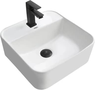 Cuba Cerâmica Sobrepor Apoio Banheiro Pia 40x40 cm