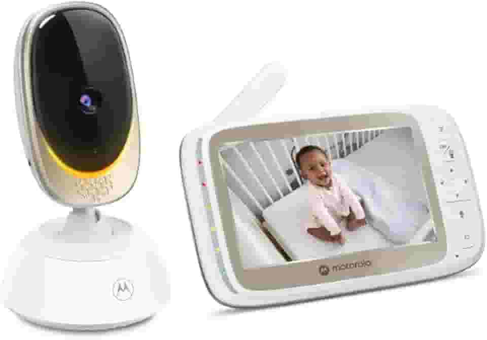 Motorola Babá Eletrônica VM85 LCD 5.0 Wi-Fi, Branco