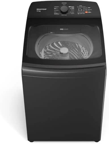 Máquina de Lavar Brastemp 13Kg Cinza Platinum com Ciclo Tira Manchas Advanced e Ciclo Antibolinha - BWK13A9 110v