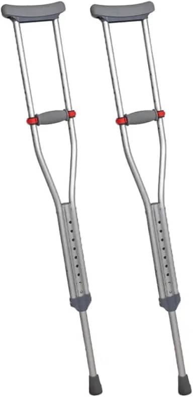 Muleta Axilar Par SC60 Tamanho M Suporta 130kg Hidrolight