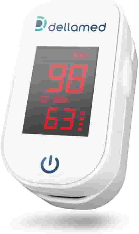 Oxímetro Digital Led de Dedo Portátil Dellamed