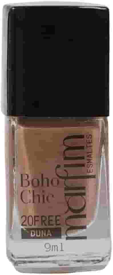 Esmalte Nude Médio Marfim 9 ml – Coleção Boho Chic – Duna (tom bege rosado sofisticado) – Hipoalergênico 20FREE, Sem Formol, Longa Duração