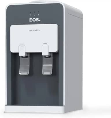 Bebedouro de Mesa para Garrafão Eos Mineralle Slim com Compressor Ebc07b 220v
