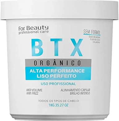 For Beauty BTX Orgânico - Btox Alta Performance Sem Formol 1kg