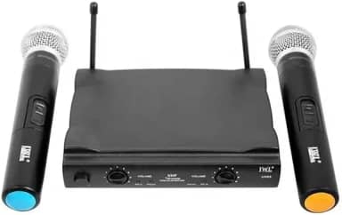 Microfone Sem Fio Mão Duplo UHF JWL U-585