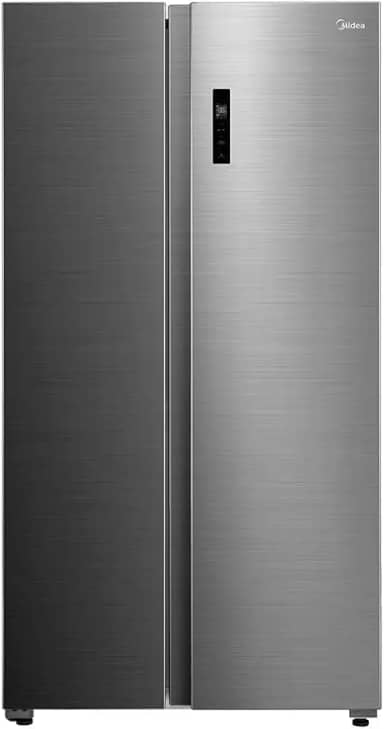 Geladeira Side by Side 511L Inverter Cor Inox Conectada Midea MD-RS710FGD461-127v
