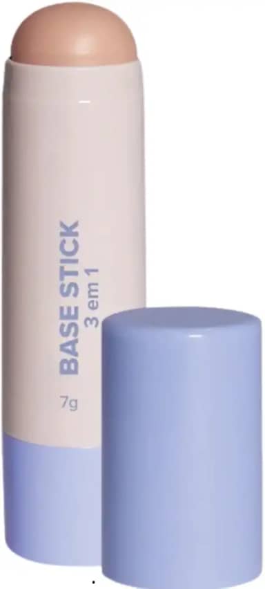 Base Stick 3 em 1, Base, Corretivo e Contorno, Acabamento Soft Matte, 7g, Resistente à Água, Longa Duração - Maquiagem (04, Padrão)