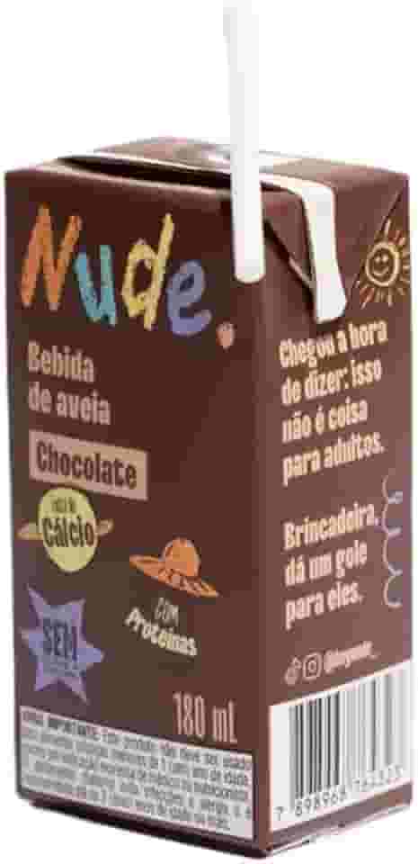 Leite Vegetal de Aveia Kids Chocolate Nude 180ml