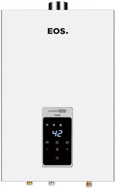 Aquecedor de Água a Gás Eos Digital 26 Litros (gás Natural) Exaustão Forçada Eaq260gd-n Branco Bivolt