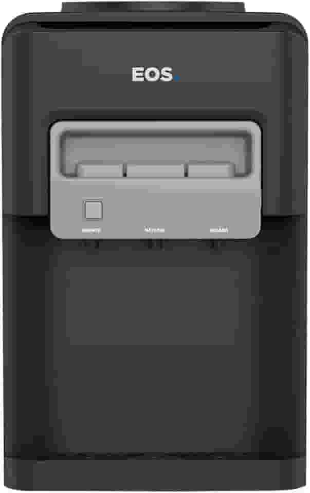 Bebedouro de Mesa para Garrafão Eos Mineralle Eletrônico Água Quente, Fria e Natural Preto Ebe06qp 220v