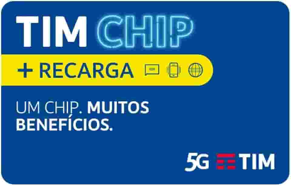 TIM Chip Pré Pago com recarga