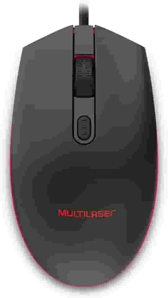 Mouse Gamer 2400DPI Led 7 Cores Preto Multi - MO298
