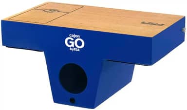Cajon de Colo com Bongo Acoplado Híbrido 2 em 1 Encaixe Para Correia Profissional Com Captação Plug and Play CAJONGO FCGO27 AZUL