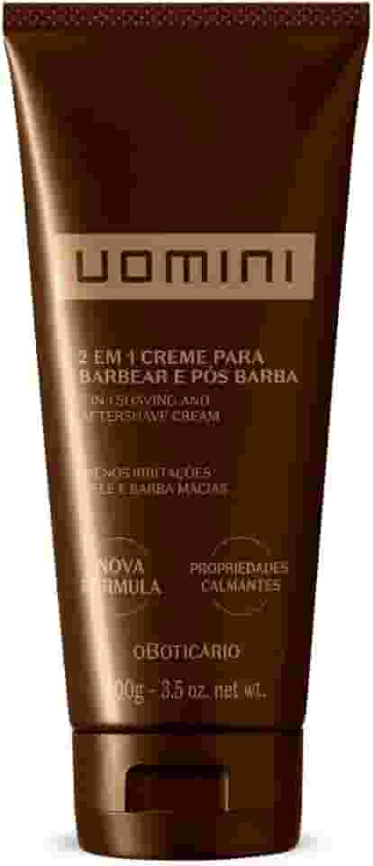 Uomini Creme 2 em 1 Barbear e pós Barba