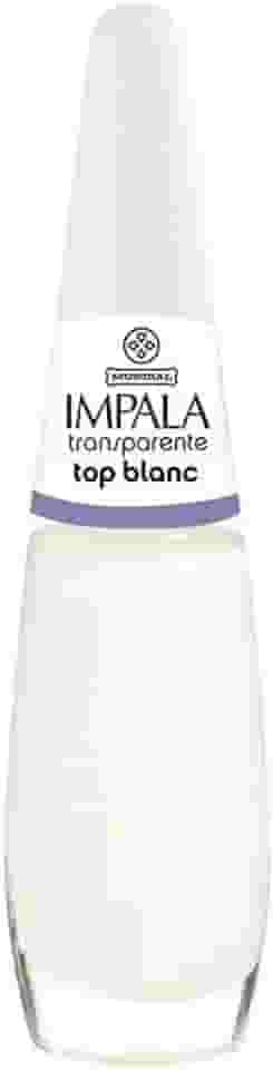 Esmalte Top Blanc, Impala Cosmeticos, Transparente/Branco