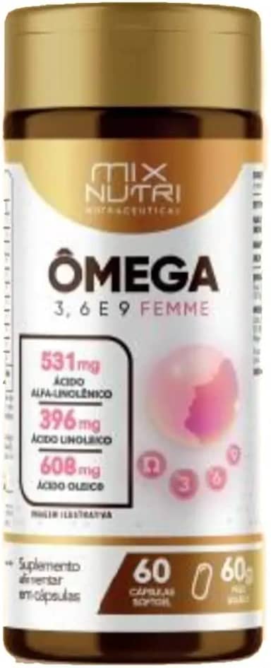 NUTRACEUTICAL OMEGA 3/6/9 FEMME - 60 CAPS - 60G