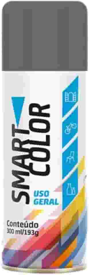 Tinta Em Spray 300ml Para Madeira, Plástico, Metal, Cerâmica Uso Geral Acabamento Brilhante Cores Unidade Escritex (Cinza)