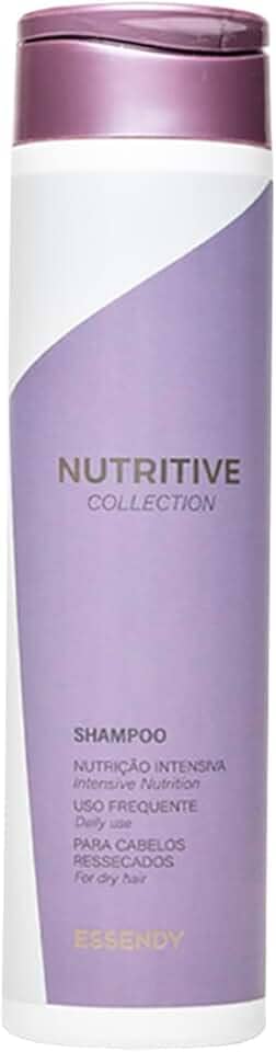 Essendy Nutritive Shampoo 250ml - Nutrição Intensiva para Cabelos Ressecados, Combate ao Frizz, Brilho e Maciez - Uso Diário, Vegano e Sem Parabenos