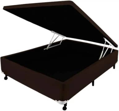 Box Baú Castor Casal Marrom 138x188x35cm