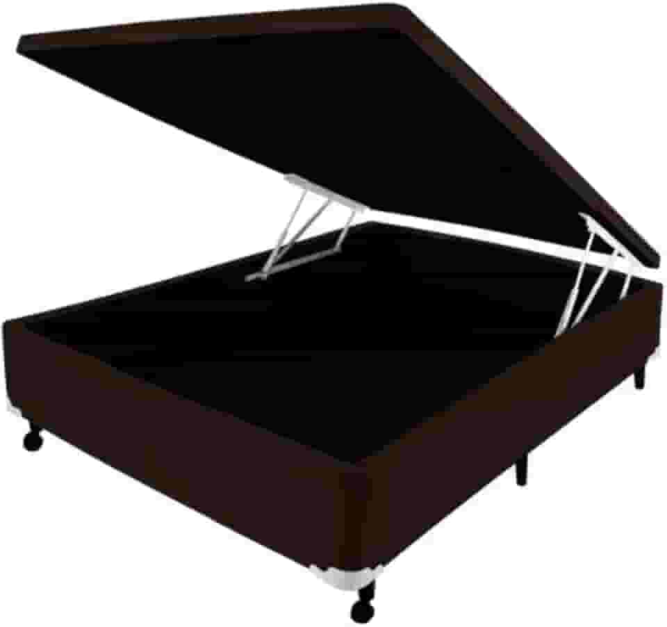 Box Baú Castor Casal Marrom 138x188x35cm