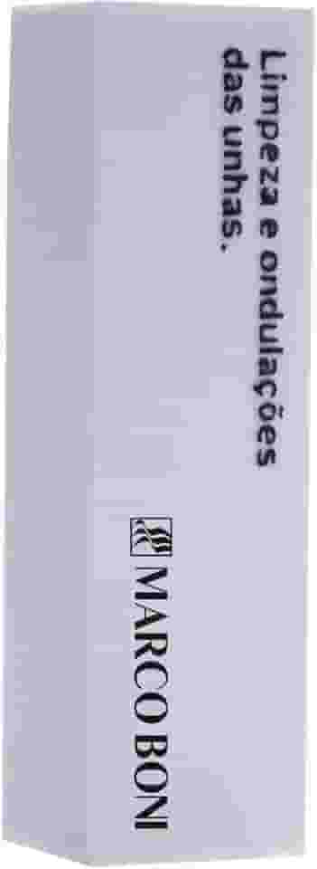 Bloco Lixa para Unhas, 6047, Marco Boni, Branco, 1 Unidade