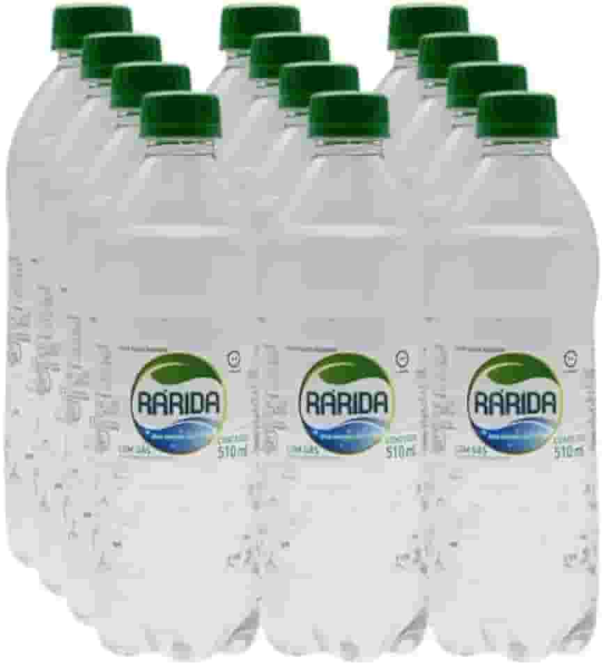 Água Mineral Rárida com Gás 510ml - Alcalina e Vanádio