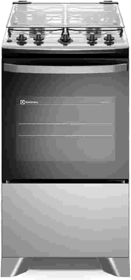 Electrolux Fogão 4 bocas Electrolux Cinza Efficient Mesa Inox, PerfectCook e VaporBake® (FE4IG) Bivolt