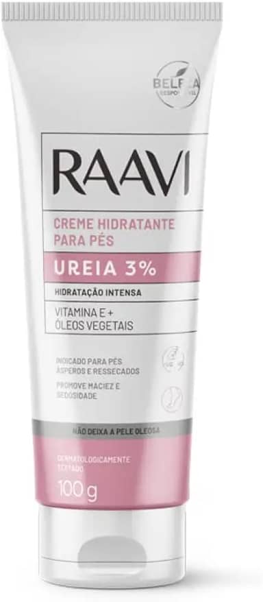 Creme Hidratante Uréia Pés 3% - Raavi
