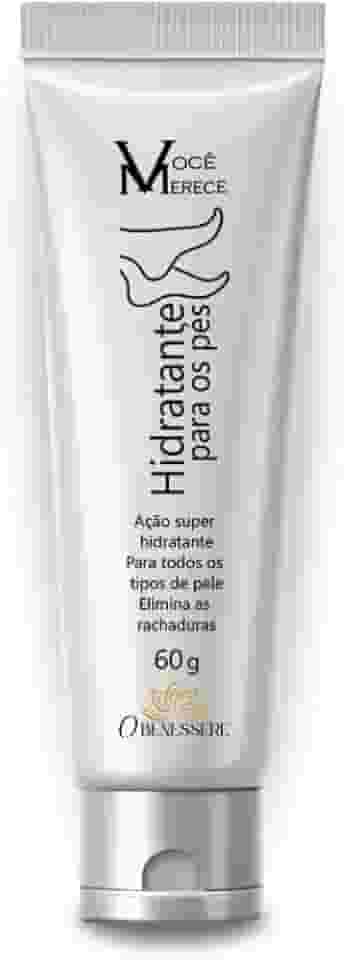 Hidratante para os Pés – Ureia + Ácido Salicílico | Hidratação Intensa e Reparação de Rachaduras | 60g | O Benessere Nutrition