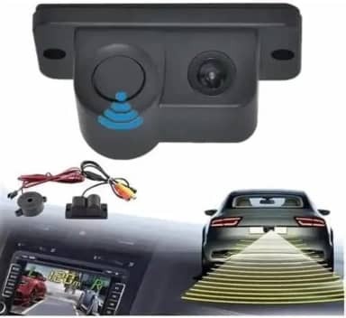 Câmera de Ré com Sensor de Estacionamento, 720p, 70° Ângulo de Visão, À Prova D'água