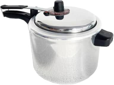Panela de pressão 6 litros polida Premium Dupla Segurança Profissional