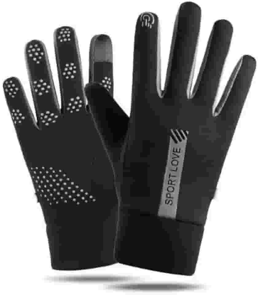 Luvas T?rmicas Touch Screen para Motociclista, resistente a pequenas chuvas, Unissex, Prote??o Contra Frio e Chuva