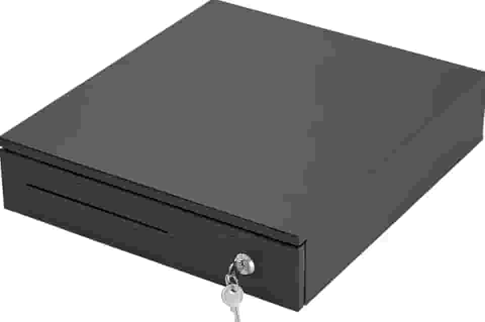 Gaveta Dinheiro Caixa de Dinheiro Registradora Comercial com Botão de Acionamento e Chave