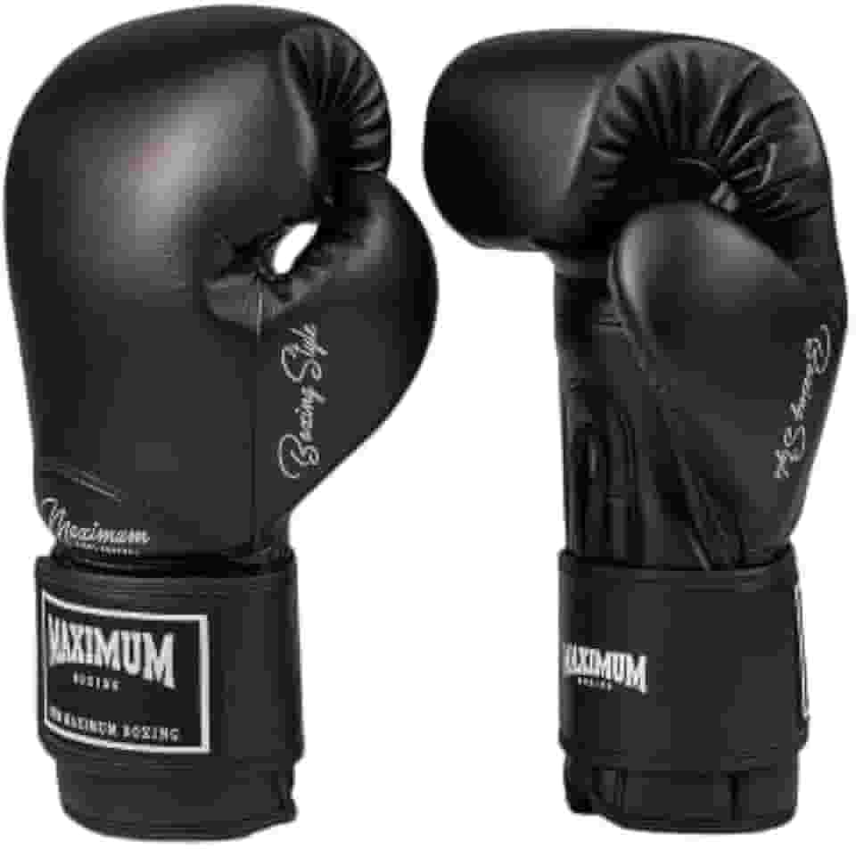 Luva De Boxe E Muay Thai Maximum Classic Black 14OZ