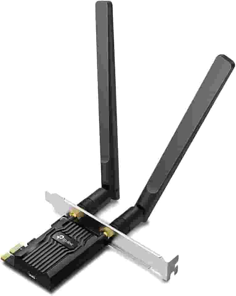 TP-Link Archer TX20E Wi-Fi Card PCI Express Wi-Fi 6 Adapter (AX1800) com Bluetooth 5.2, compatível com Windows 11/10