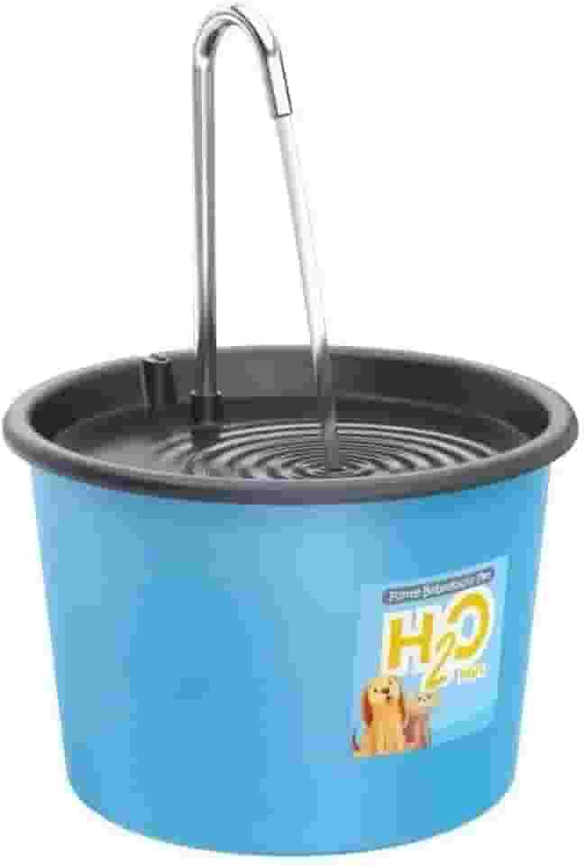 Fonte Bebedouro para Cães e Gatos com Torneira Inox (Azul)