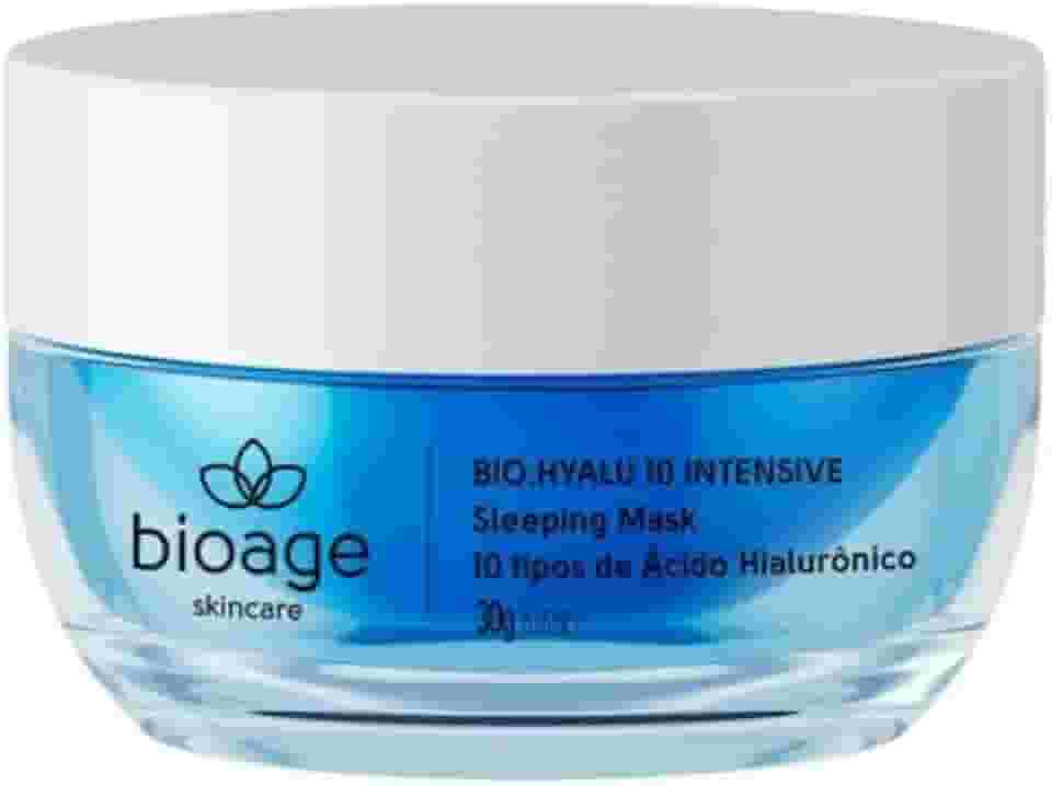 Bioage Máscara Noturna de Ácido Hialurônico Bio.Hyalu 10 Intensive - 30g