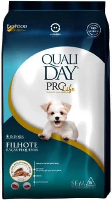 Ração Qualiday Prolife para Cães Raças Pequenas Filhotes 10,1kg