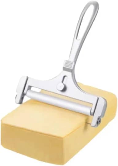 Fatiador de Queijo e Frios Ajustável, Lâmina em Aço Inoxidável, Espessura Regulável