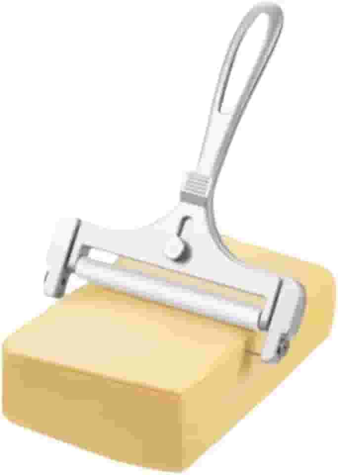 Fatiador de Queijo e Frios Ajustável, Lâmina em Aço Inoxidável, Espessura Regulável