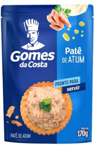 Patê de Atum Tradicional, gomes da costa 170g