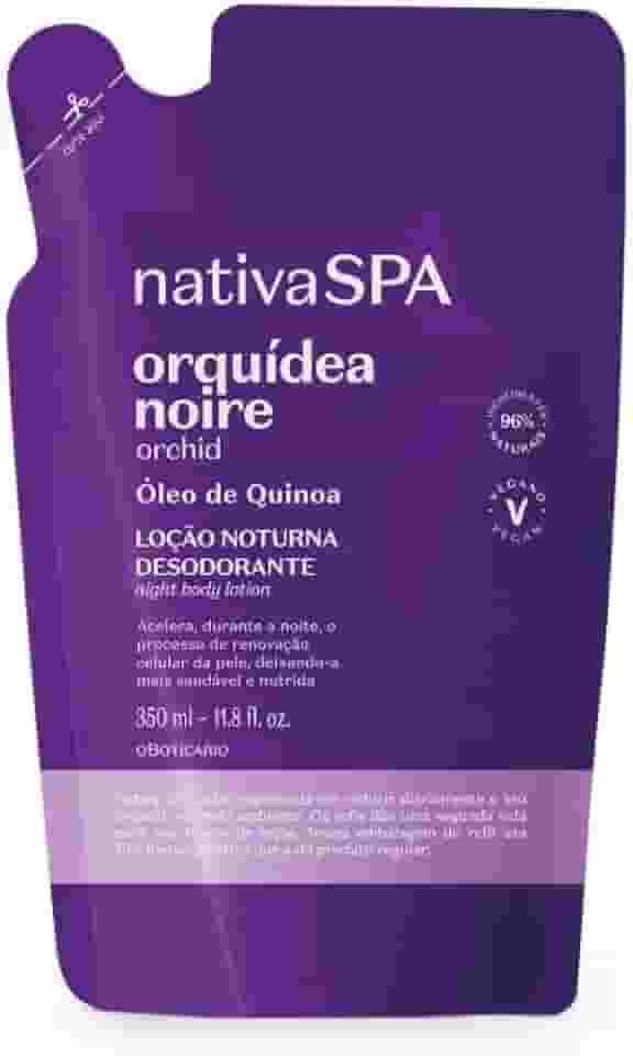 O BOTICARIO NATIVA SPA HIDRATANTE ORQUÍDEA NOIRE REFIL 350ml