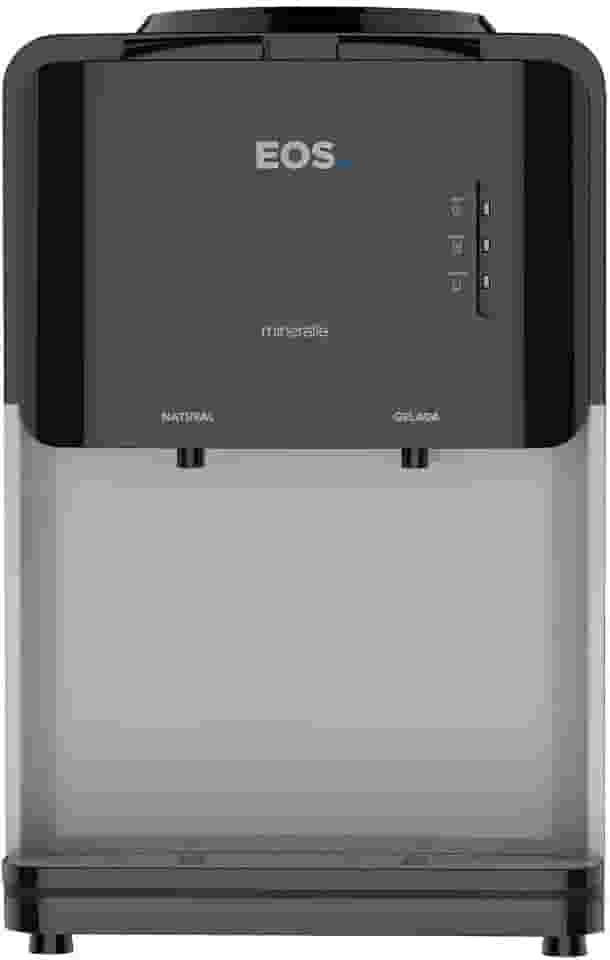 Bebedouro de Mesa para Garrafão EOS Mineralle Compacto com Compressor Preto EBC03P 110V