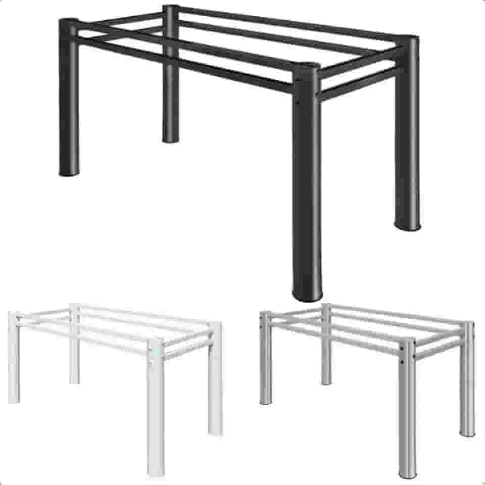 Base Para Mesa De Jantar Para Pedra Granito Vidro Madeira de até 120 x 80cm (Craqueado)