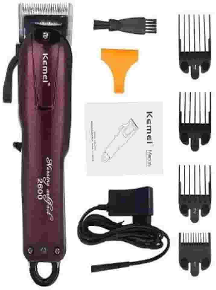 Máquina De Corte Sem Fio - Kemei Cordless - Bivolt Km2600