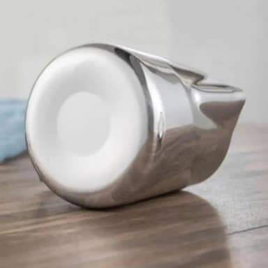 Jarro de leite de aço inoxidável, espumador de café, latte, arte, máquina de cappuccino, espumador de leite, 100/150/200 ml (100 ml)