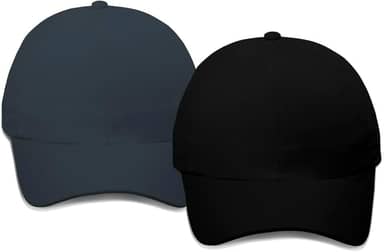 Kit 2 Bonés Liso Básico Resina Aba Curva Snapback Regulável